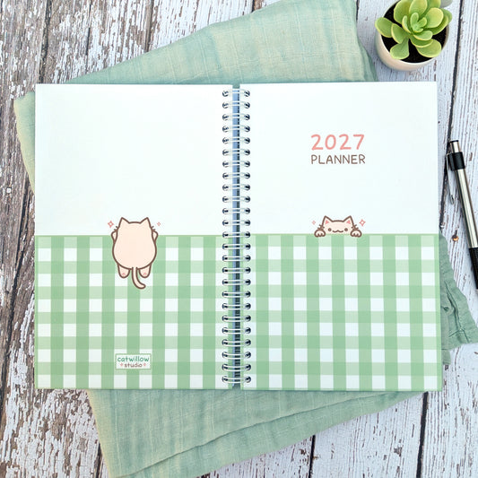 2027 Peeking Cat Planner