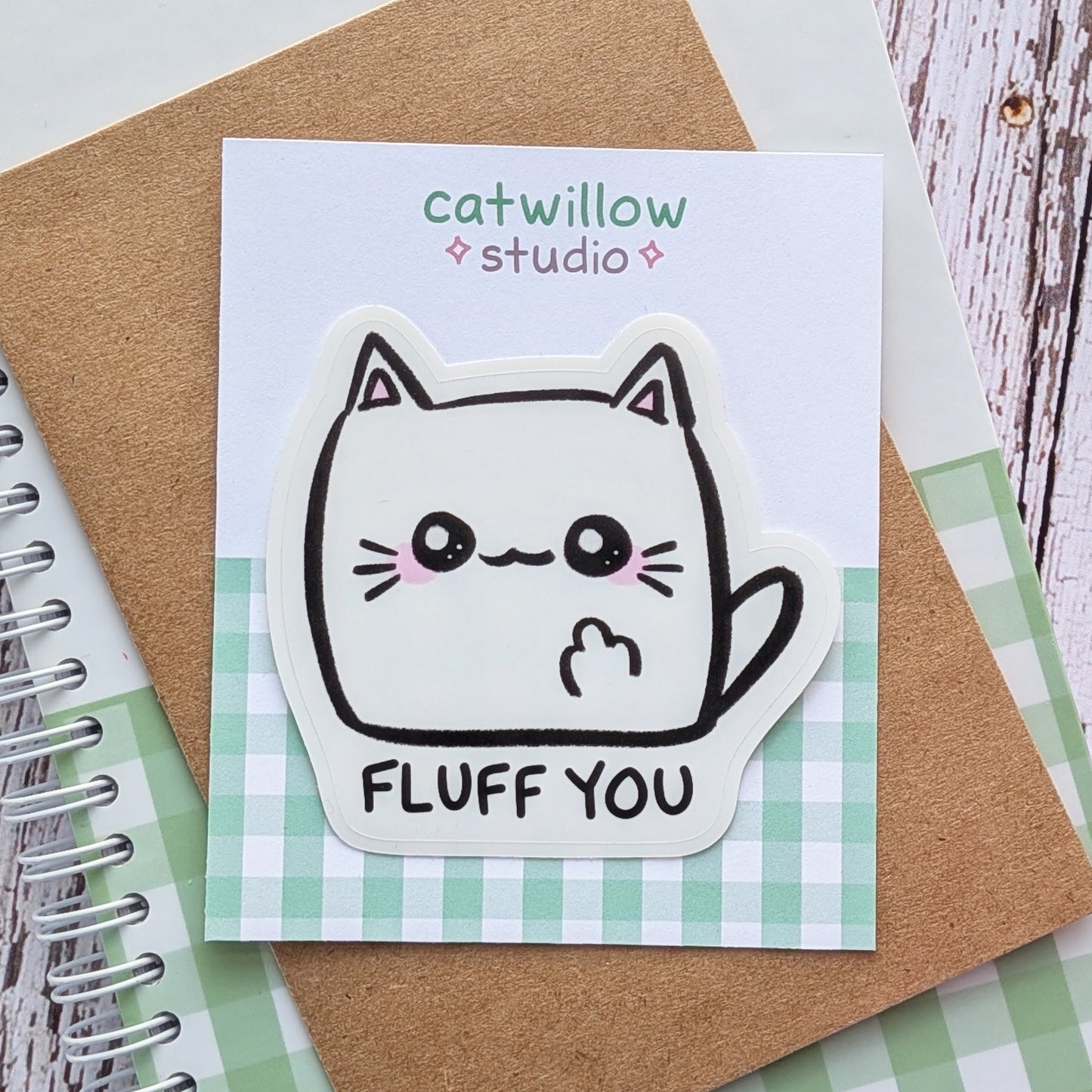 Agnes Fluff You Sticker