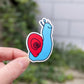 Snail Kid Drawing Vinyl Sticker