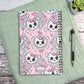 Cat Skull & Bow Tarot Journal