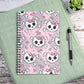 Cat Skull & Bow Tarot Journal