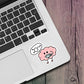 ADHD Coffee Brain Vinyl Sticker