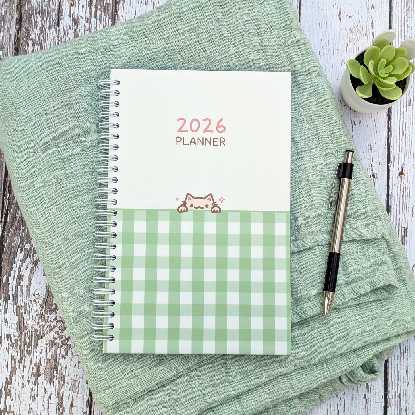 2026 Peeking Cat Planner