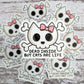 Dead Inside but Cats are Life Sticker