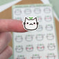 Sprout Cat Emojis Sticker Sheet