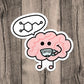 ADHD Coffee Brain Vinyl Sticker