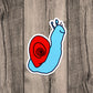 Snail Kid Drawing Vinyl Sticker