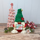 Crazy Christmas Lady Gnome: Tiered Tray Decor