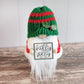 Holly Jolly Vibes Only Gnome: Christmas Tiered Tray Decor