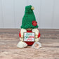 Crazy Christmas Lady Gnome: Tiered Tray Decor
